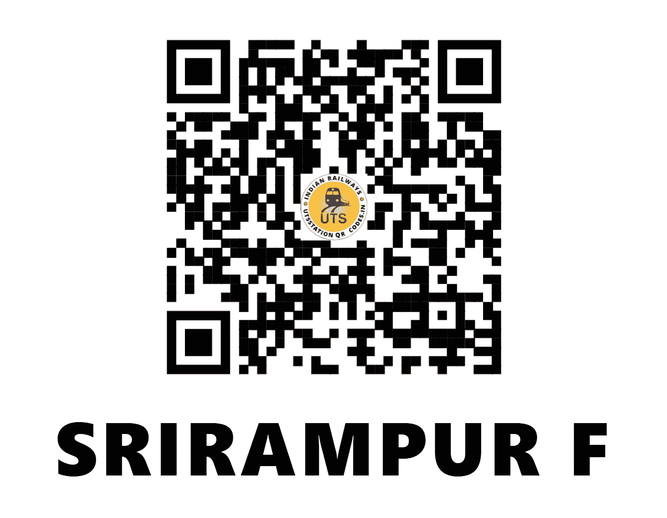 UTS QR Code for SRIRAMPUR F - SIMR - SE (WEST BENGAL)